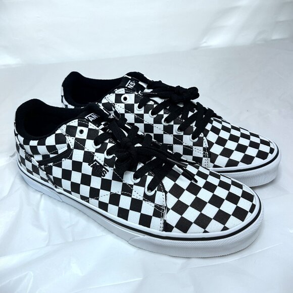 Vans Checkerboard Black/White Seldan Sneakers VN000CT3BA2 Size 10.5M - Picture 4 of 7